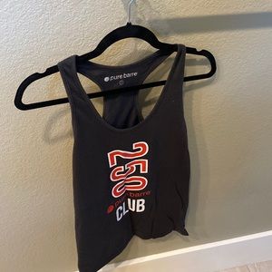 Pure Barre 250 club milestone tank top size L